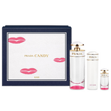 Prada Candy Kiss Dovanų rinkinys, Parfumuotas vanduo 80ml + Parfumuotas vanduo 7ml + Kūno losjonas 75ml