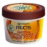 Išlyginamoji kaukė užsispyrusiems plaukams Fructis (Macadamia Hair Food) 390 ml