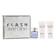 Jimmy Choo Flash  dovanų rinkinys, parfumuotas vanduo 100 ml + kūno losjonas 100 ml + dušo želė 100 ml