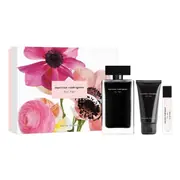 Narciso Rodriguez Narciso Rodriguez for Her Dovanų rinkinys, Tualetinis vanduo 100ml + Tualetinis vanduo 10ml + Kūno losjonas 50ml