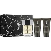 Yves Saint Laurent L´Homme Dovanų rinkinys, Tualetinis vanduo 100ml + Balzamas po skutimosi 50ml + Dušo želė 50ml