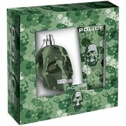 Police To Be Camouflage Dovanų rinkinys, Tualetinis vanduo 40ml + Šampūnas visam kūnui 100ml