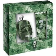 Police To Be Camouflage Dovanų rinkinys, Tualetinis vanduo 40ml + Šampūnas visam kūnui 100ml