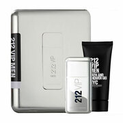Carolina Herrera 212 VIP Men Dovanų rinkinys, Tualetinis vanduo 100ml + Dušo želė 100ml (metal box)