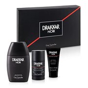 Guy Laroche Drakkar Noir Dovanų rinkinys, Tualetinis vanduo 100ml + Tepamas dezodorantas 75g + Dušo želė 50ml 