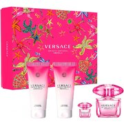 Versace Bright Crystal Absolu Dovanų rinkinys, Parfumuotas vanduo 90 ml + Kūno losjonas 100ml + Dušo želė 100ml + Parfumuotas vanduo 5ml