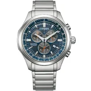 Citizen AT2530-85L Eco-Drive Titanium Chronograph Mens Watch 43mm 10ATM