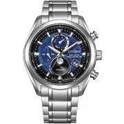 Citizen BY1010-81L Eco-Drive Moon Phase Titanium Radio Contr. Mens Watch