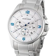 Jacques Lemans 1-2118E Liverpool Chronograph Mens Watch 44mm 10ATM