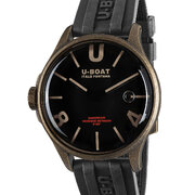 U-Boat 9548 Darkmoon Brown Vintage Mens Watch 44mm 5ATM
