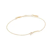 ANIA HAIE BAU007-01YG Afterglow Bracelet with White Sapphire Gold 14K