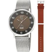 ETT Eco Tech Time EGS-11624-22MS Mens Watch Atacama Solar Radio Controlled 40mm 5ATM