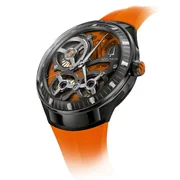 Bulova 28A205 Mens Watch Accutron DNA Casino Limited Edition orange