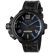U-Boat 8806 Capsule 50 mm PVD BK BL Automatic Mens Watch 10ATM