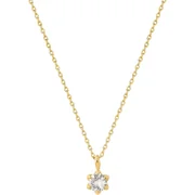 ANIA HAIE NAU006-01YG White Sapphire Ladies Necklace Gold 14K, adjustable