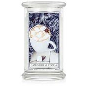 Kringle Candle Cashmere & Cocoa didelė 2 dagčių kvapioji žvakė (624 g)