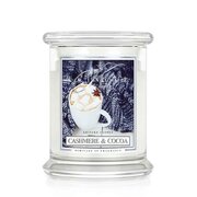 Kringle Candle Cashmere & Cocoa vidutinė 2 dagčių kvapioji žvakė (411 g)