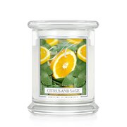 Kringle Candle CITRUS & SAGE kvapioji žvakė vidutinė 2 dagčiai (411 g)