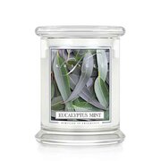 Kringle Candle Eucalyptus Mint kvapioji žvakė vidutinė 2 dagčiai (411 g)