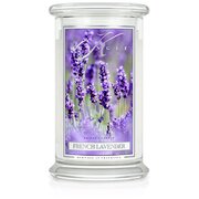Kringle Candle Prancūzijos levandų didelė 2 dagčių kvapioji žvakė (624 g)