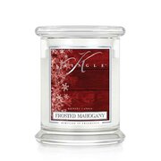 Kringle Candle Frosted Mahogany vidutinė 2 dagčių kvapni žvakė (411 g)