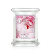 Kringle Candle Peony kvapioji žvakė, vidutinė 2 dagčiai (411 g)