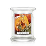 Kringle Candle Pumpkin Sage kvapioji žvakė vidutinė 2 dagčiai (411 g)