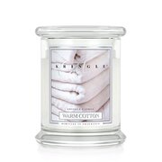 Kringle Candle Warm Cotton vidutinė 2 dagčių kvapioji žvakė (411 g)