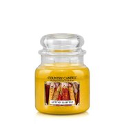 Country Candle Autumn Harvest vidutinė 2 dagčių kvapni žvakė (453 g)