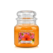 Country Candle Sunshine & Daisies kvapioji žvakė vidutinė 2 dagčiai (453 g)