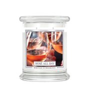 Kringle Candle Rose All Day kvapioji žvakė vidutinė 2 dagčiai (411 g)