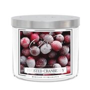 Kringle Candle TUMBLER Frosted Cranberry kvapioji žvakė vidutinė 2 dagčiai (411 g)