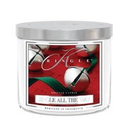 Kringle Candle TUMBLER Jingle All the Way kvapioji žvakė vidutinė 2 dagčiai (411 g)