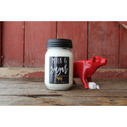 MILKHOUSE CANDLE Milk & Sugar kvapioji žvakė Farmhouse Jar (368 g)