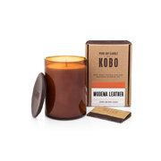 KOBO Woodblock Candle Modena Oda kvepianti žvakė (15oz / 425g)