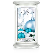 Kringle Candle Tinsel & Thyme didelė 2 dagčių kvapni žvakė (624 g)