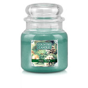 Country Candle Tinsel & Thyme vidutinė 2 dagčių kvapni žvakė (453 g)