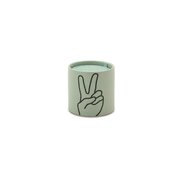 Paddywax IMPRESSIONS MINT "PEACE" levandų ir čiobrelių kvapo žvakė (5,75 uncijos / 163 g)