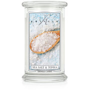Kringle Candle Sea Salt & Tonka didelė 2 dagčių kvapioji žvakė (624 g)