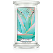 Kringle Candle Agave Pastelinė didelė 2 dagčių kvapni žvakė (624 g)
