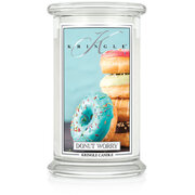 Kringle Candle Donut Worry didelė 2 dagčių kvapioji žvakė (624 g)