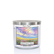 Kringle Candle TUMBLER Beautiful Day 3 dagčių kvapioji žvakė 411g