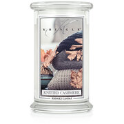 Kringle Candle Knitted Cashmere didelė 2 dagčių kvapioji žvakė (624 g)