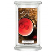 Kringle Candle Cherry Chai didelė 2 dagčių kvapioji žvakė (624 g)