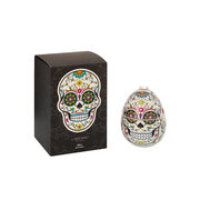 LADENAC Scull kvapioji žvakė WHITE SCULL su dekoratyviniais akmenimis (220 g) dovanų dėžutėje