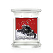 Kringle Candle Christmas Coal kvapioji žvakė, vidutinė 2 dagčiai (411 g)
