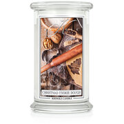 Kringle Candle Christmas Cookie Dough didelė 2 dagčių kvapni žvakė (624 g)