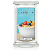 Kringle Candle Fruit & Flakes didelė 2 dagčių kvapioji žvakė (624 g)
