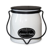 MILKHOUSE CANDLE Berries & Cream kvapioji žvakė BUTTER JAR 2 dagčiai (454 g)