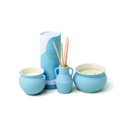 Paddywax SANTORINI Light Blue - Rozmarino jūros druskos kvapo žvakė 8,5 uncijos / 240 g